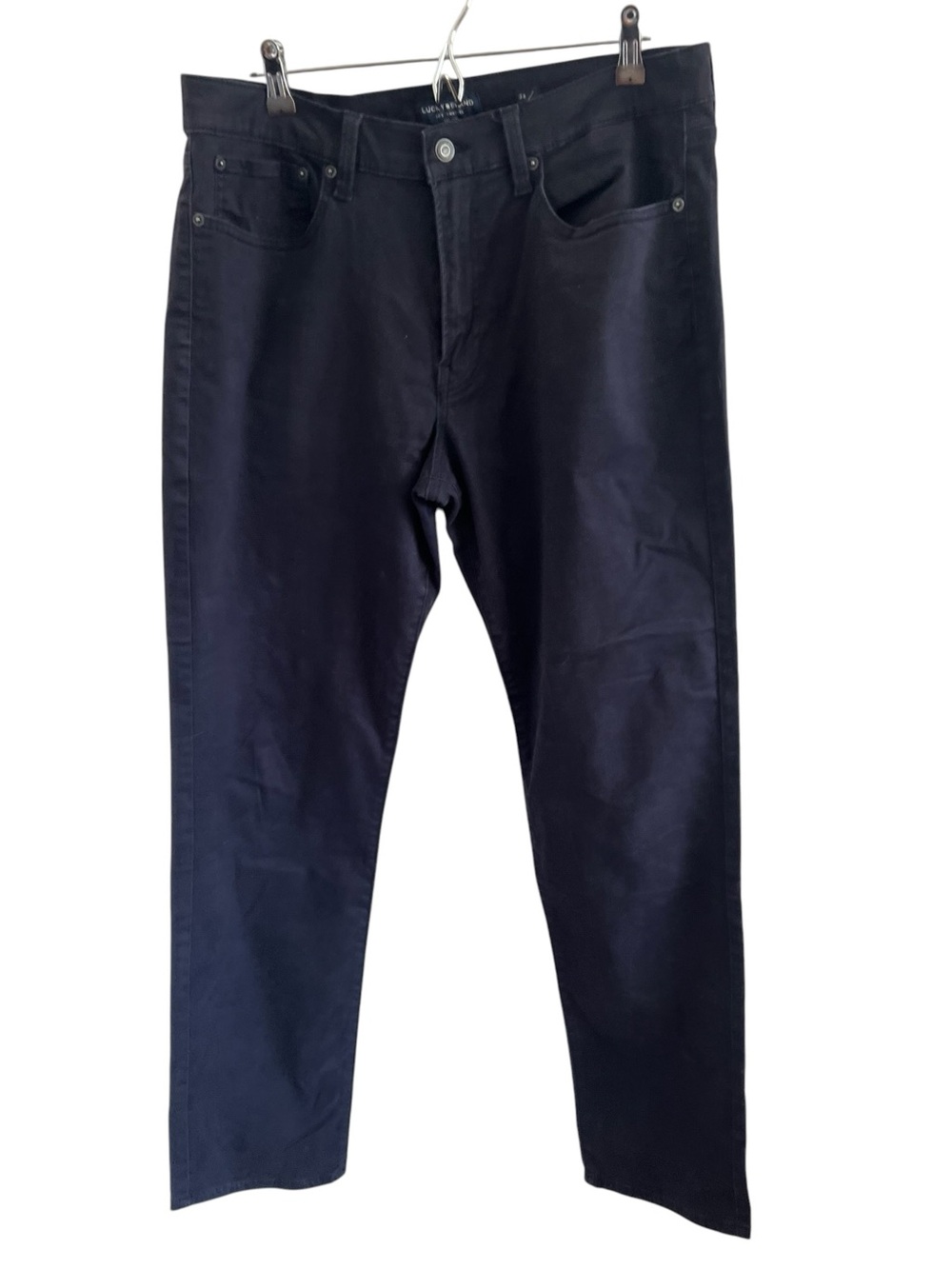 Lucky Brand Men's Navy Blue Straight Pants 36X32